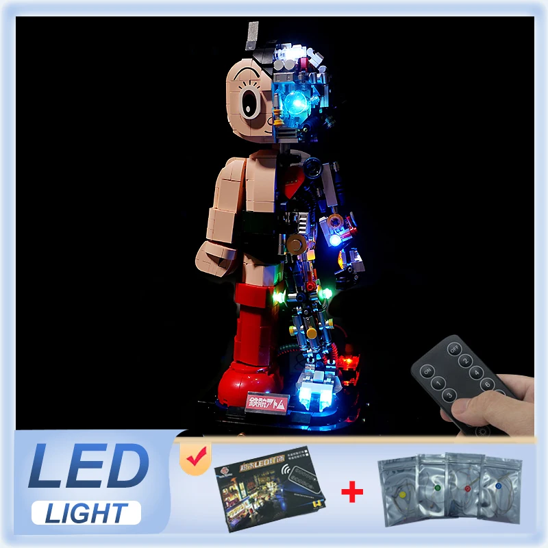 Комплект радиоуправляемых светодиодных фонарей «сделай сам» для LEGO 86203 Astro Boy, механическая прозрачная версия (только светодиодный светильник, модель без блоков)
Комплект радиоуправляемых светодиодных фонарей «сделай сам» для LEGO 86203 Astro Boy, механическая прозрачная версия (только светодиодный светильник, модель без блоков)
