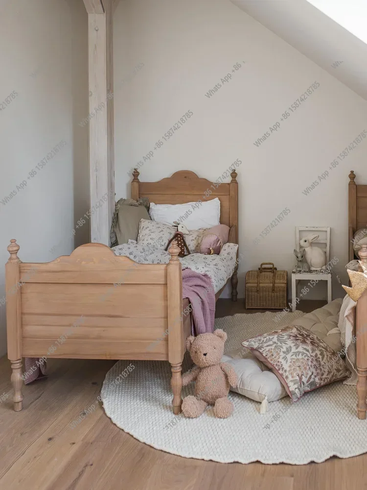 Z-J американская винтажная детская кровать из цельного дерева, предварительно продаваемая кровать для мальчиков и девочек, французская односпальная кровать, сани принцессы длиной 1,2 метра
Z-J американская винтажная детская кровать из цельного дерева, предварительно продаваемая кровать для мальчиков и девочек, французская односпальная кровать, сани принцессы длиной 1,2 метра