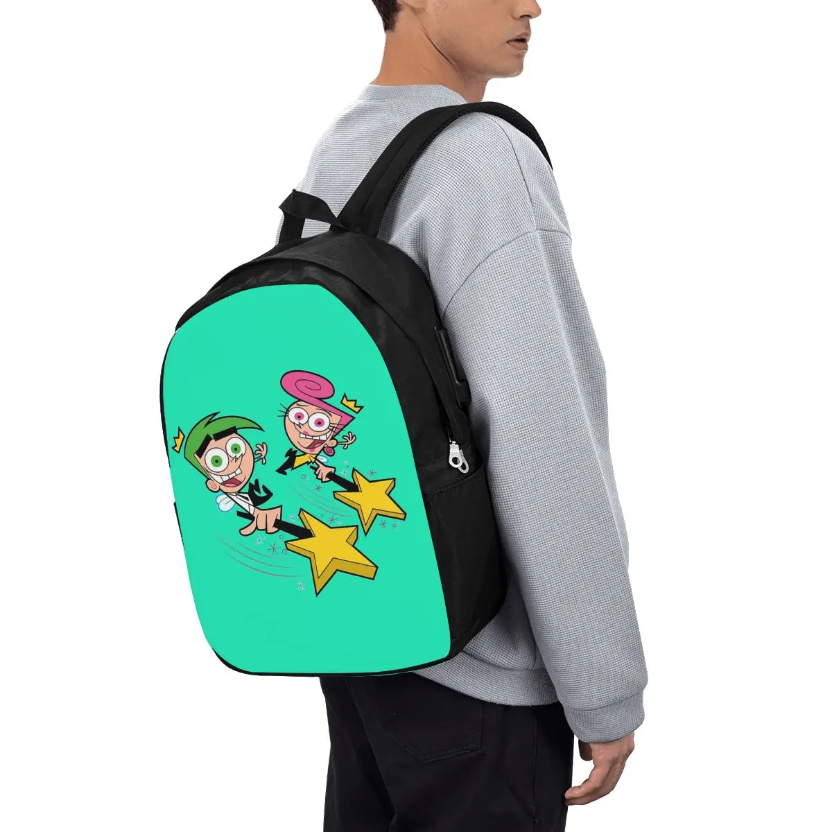 Fairly Oddparents Cosmo Backpack Travel Notebook Bag Computer College Student School Bag Laptop Shoulder Bags for Men Women
Fairly Oddparents Cosmo Backpack Travel Notebook Bag Computer College Student School Bag Laptop Shoulder Bags for Men Women