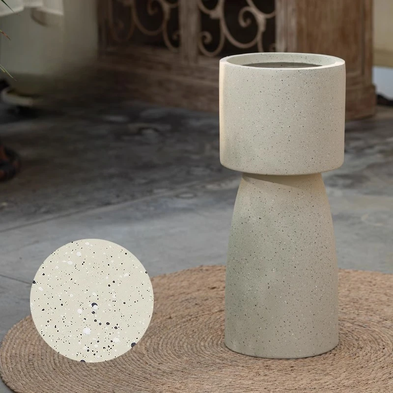 Large Creative Tall Floor Flower Pot Magnesium Clay Planter Lightweight Nordic Decorative Vase for Orchid And Green Plants
Large Creative Tall Floor Flower Pot Magnesium Clay Planter Lightweight Nordic Decorative Vase for Orchid And Green Plants