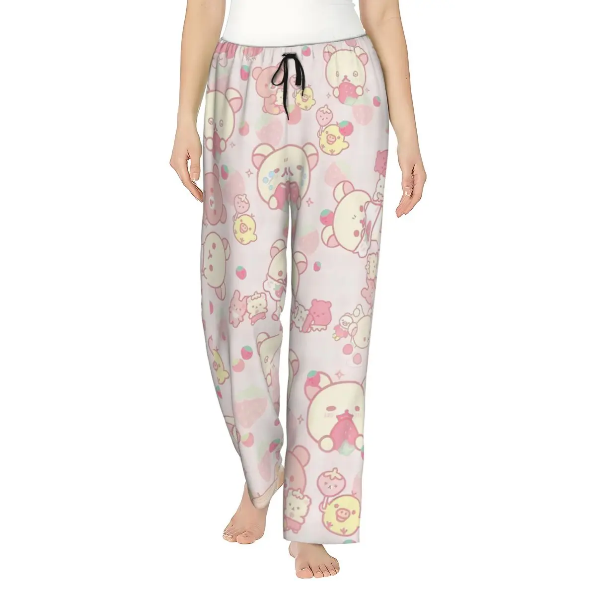 Lady's Pajama Pants Strawberry Korilakkuma Rilakkumas Cartoon Lounge Pants with Pockets Pajama Bottoms
Lady's Pajama Pants Strawberry Korilakkuma Rilakkumas Cartoon Lounge Pants with Pockets Pajama Bottoms