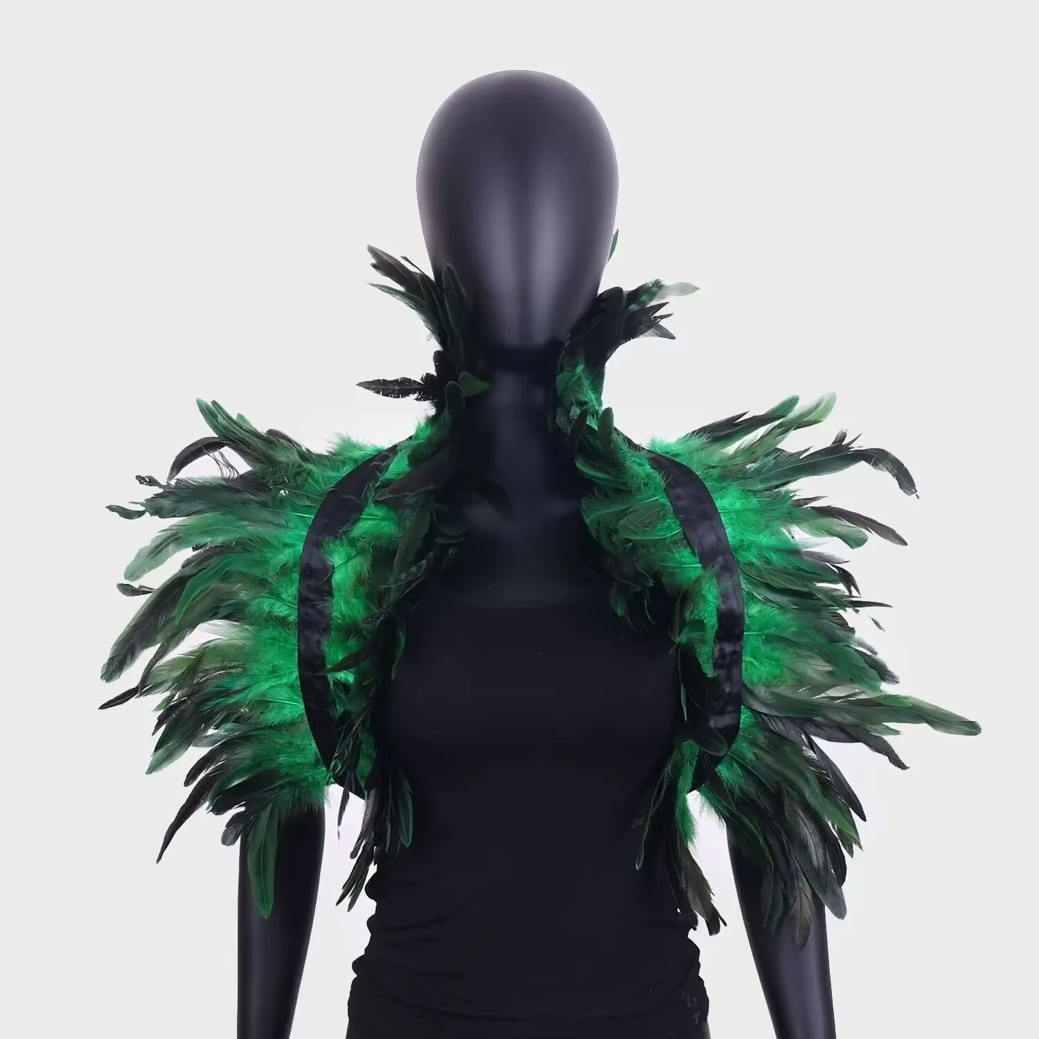 Gothic Feather Cape Halloween Party Prom Performance Feather Accessories Cape for Cosplay Custom hat Bamboo hat Birthday hats
Gothic Feather Cape Halloween Party Prom Performance Feather Accessories Cape for Cosplay Custom hat Bamboo hat Birthday hats
