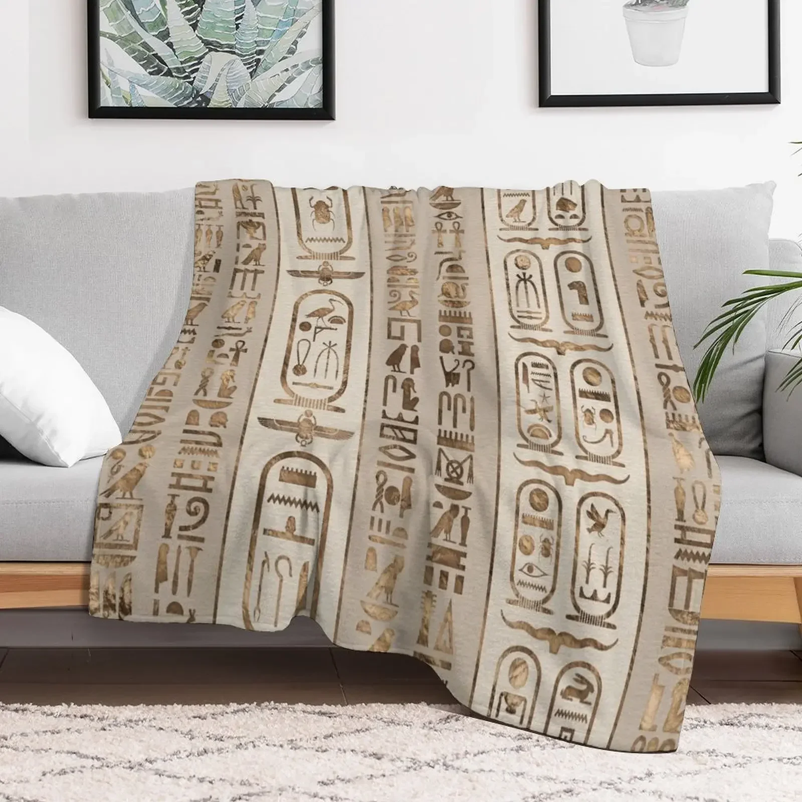 Egyptian hieroglyphs Pastel Gold Throw Blanket Blankets For Baby anime sofa bed Blankets
Egyptian hieroglyphs Pastel Gold Throw Blanket Blankets For Baby anime sofa bed Blankets