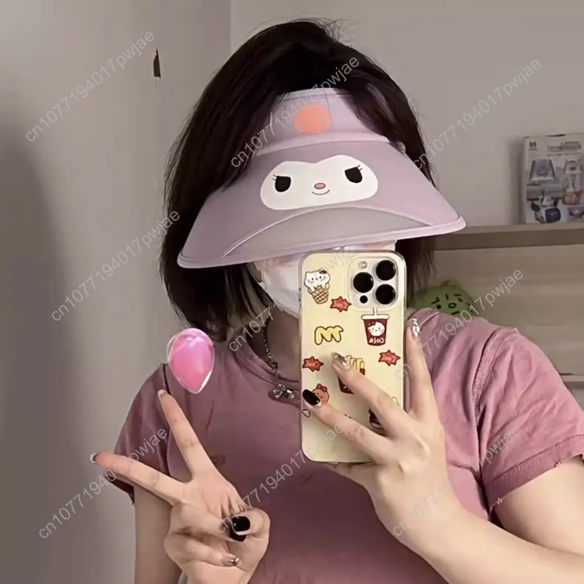 Sanrio Hello Kitty visor hat for sun protection and sun shading
Sanrio Hello Kitty visor hat for sun protection and sun shading