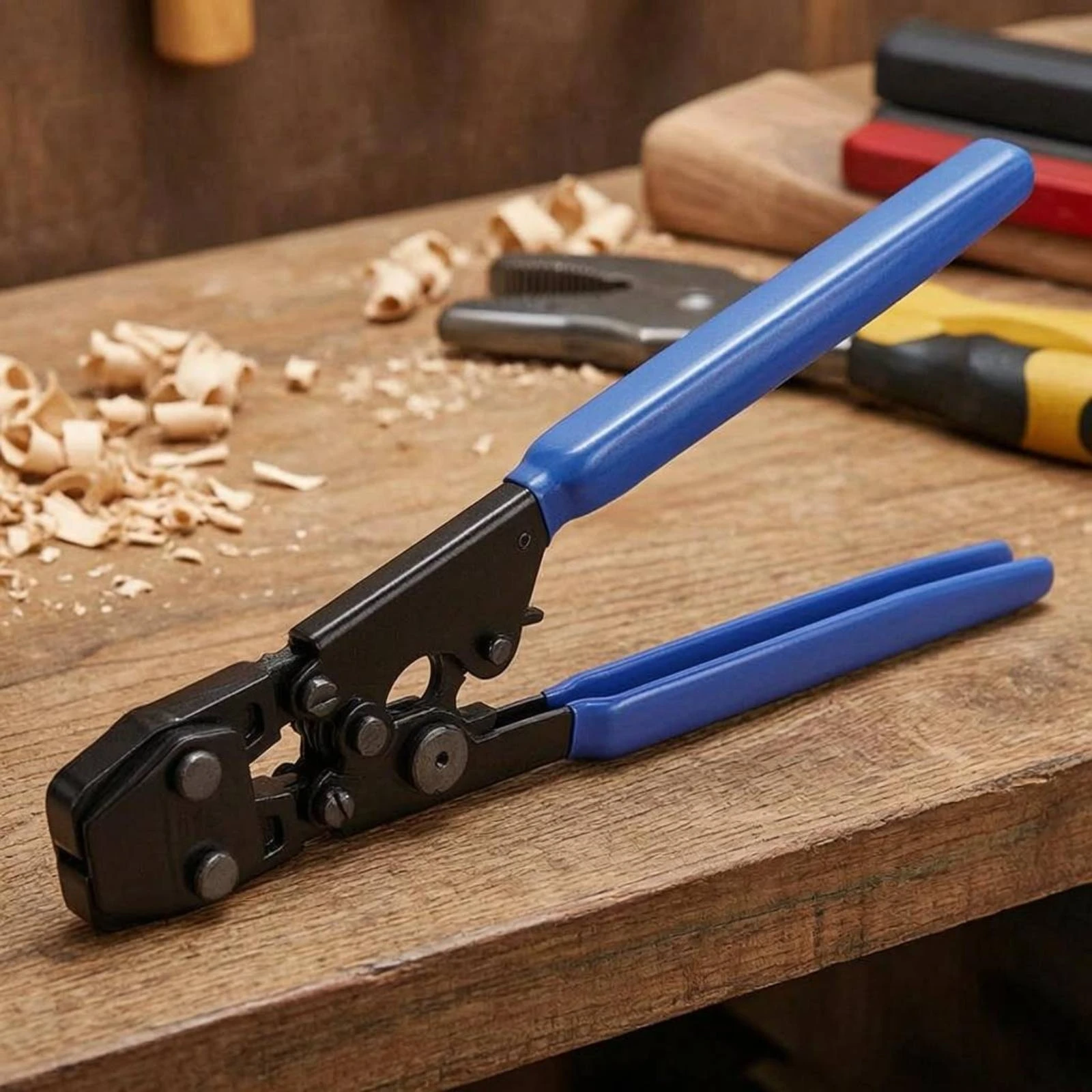 Clamp Crimping Plier Hinged Lever Clamp Installation Pliers Band Tightening Plier Compact Grippers Non-Slip Grip
Clamp Crimping Plier Hinged Lever Clamp Installation Pliers Band Tightening Plier Compact Grippers Non-Slip Grip