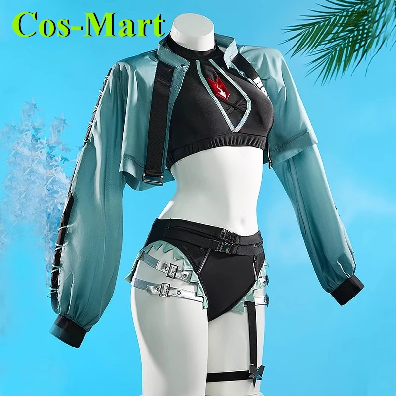 Cos-Mart Game Zenless Zone Zero Jane Doe Косплей Костюм Купальники Летний пляж Солнцезащитный крем Марлевое платье Женская одежда для ролевых игр
Cos-Mart Game Zenless Zone Zero Jane Doe Косплей Костюм Купальники Летний пляж Солнцезащитный крем Марлевое платье Женская одежда для ролевых игр