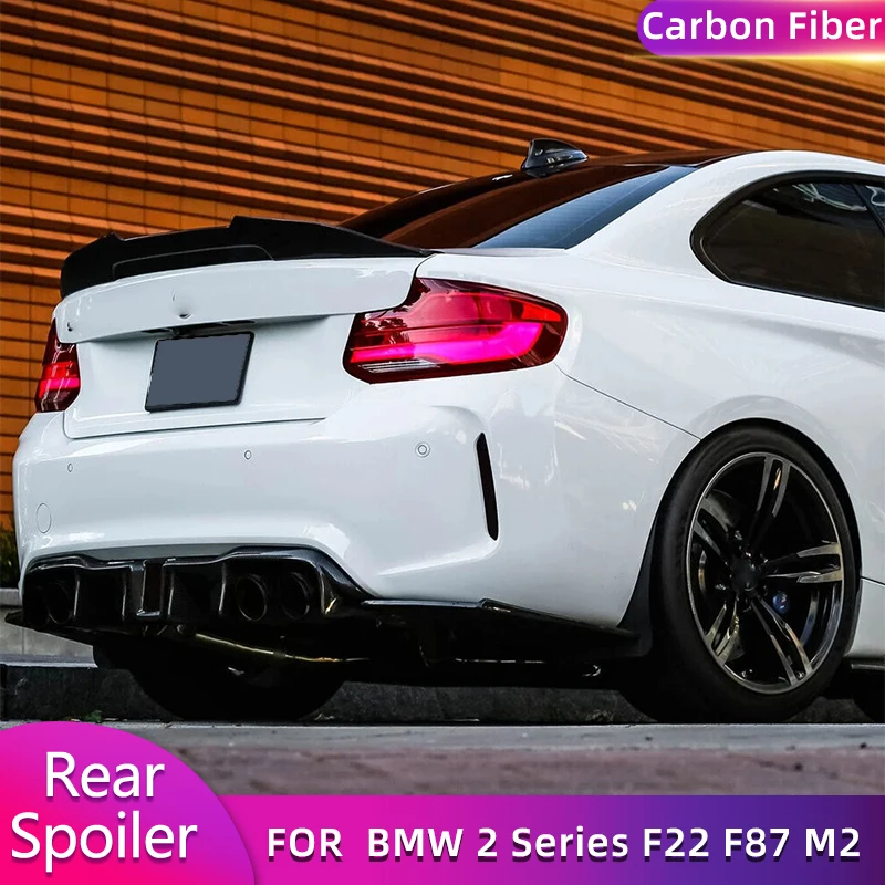 Carbon Fiber Rear Trunk Spoiler Wings for BMW 2 Series F22 F87 M2 220i 228i M235i 2014-2019 Car Racing Rear Spoiler Wing Lip FRP
Carbon Fiber Rear Trunk Spoiler Wings for BMW 2 Series F22 F87 M2 220i 228i M235i 2014-2019 Car Racing Rear Spoiler Wing Lip FRP