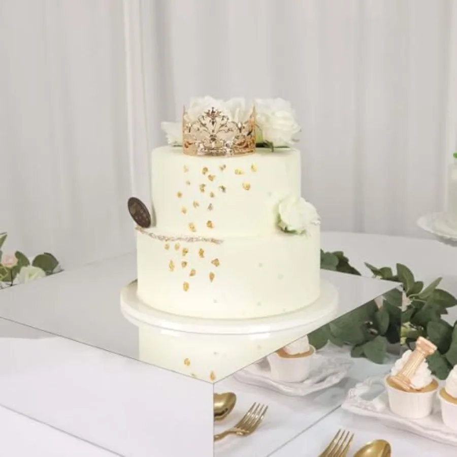 18"X18" Silver Acrylic Cake Box Stand Mirror Finish Display Box Pedestal Riser with Hollow Bottom
18"X18" Silver Acrylic Cake Box Stand Mirror Finish Display Box Pedestal Riser with Hollow Bottom