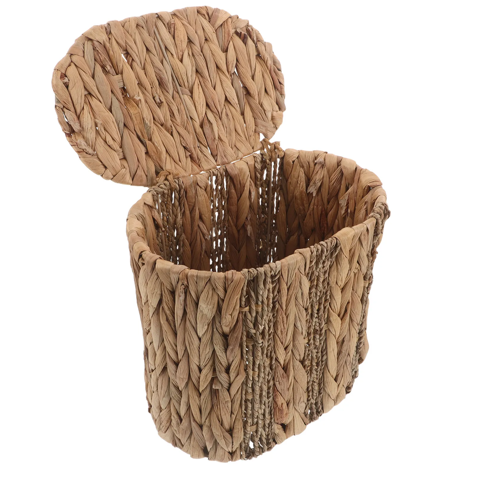 Handwoven Wicker Trash Basket Rustic Boho Desktop Bin Storage Basket for Magazines Cosmetics Household Waste
Handwoven Wicker Trash Basket Rustic Boho Desktop Bin Storage Basket for Magazines Cosmetics Household Waste