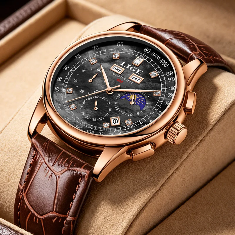 LIGE Fashion Man Watch Top Brand Luxury Leather Casual Quartz Men's Watches Sport Waterproof Clock Watch Relogios Masculino+Box
LIGE Fashion Man Watch Top Brand Luxury Leather Casual Quartz Men's Watches Sport Waterproof Clock Watch Relogios Masculino+Box