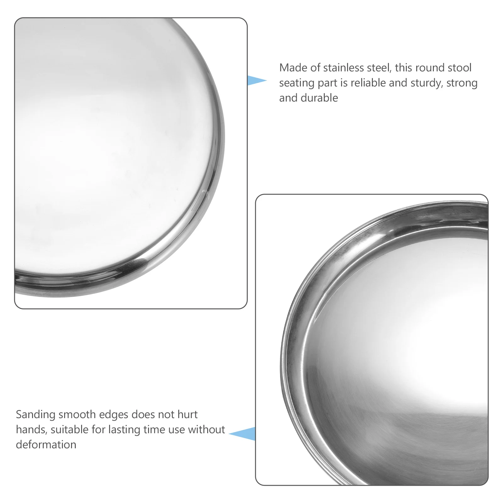 Stainless Steel Stool Seat 304 Grade Thickened 0 7mm Mirror Finish Bar Round Chair Cushion Home Dining Kitchen
Stainless Steel Stool Seat 304 Grade Thickened 0 7mm Mirror Finish Bar Round Chair Cushion Home Dining Kitchen
