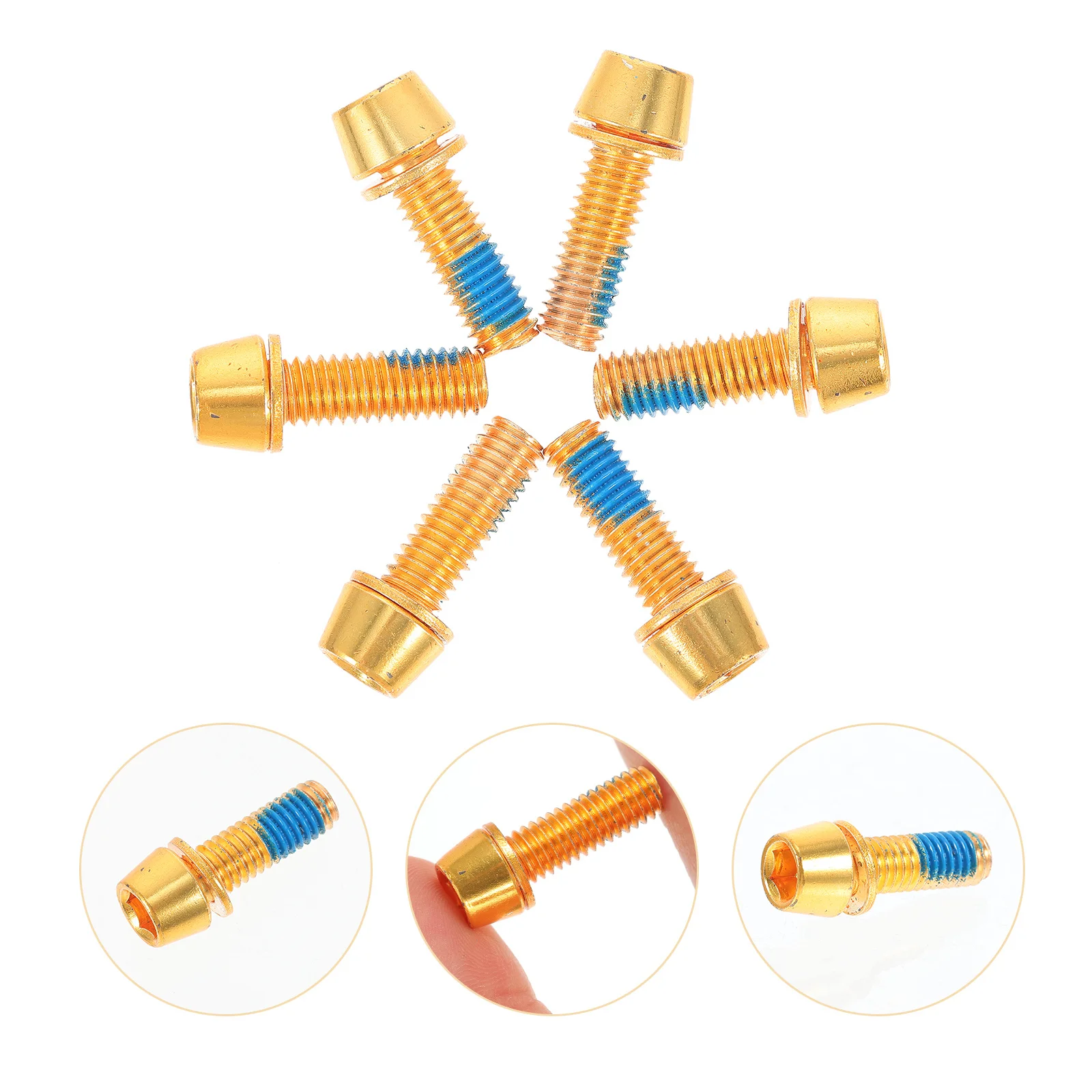 6Pcs Bike Rotor Screws Titanium Alloy Durable Disc Brake Bolts Cycling Accessories Professional Replacement Screws
6Pcs Bike Rotor Screws Titanium Alloy Durable Disc Brake Bolts Cycling Accessories Professional Replacement Screws