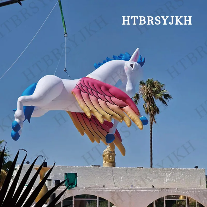Giant inflatable Pegasus with wings hanging performance Pegasus air model mall unicorn activity playground decorative props
Giant inflatable Pegasus with wings hanging performance Pegasus air model mall unicorn activity playground decorative props