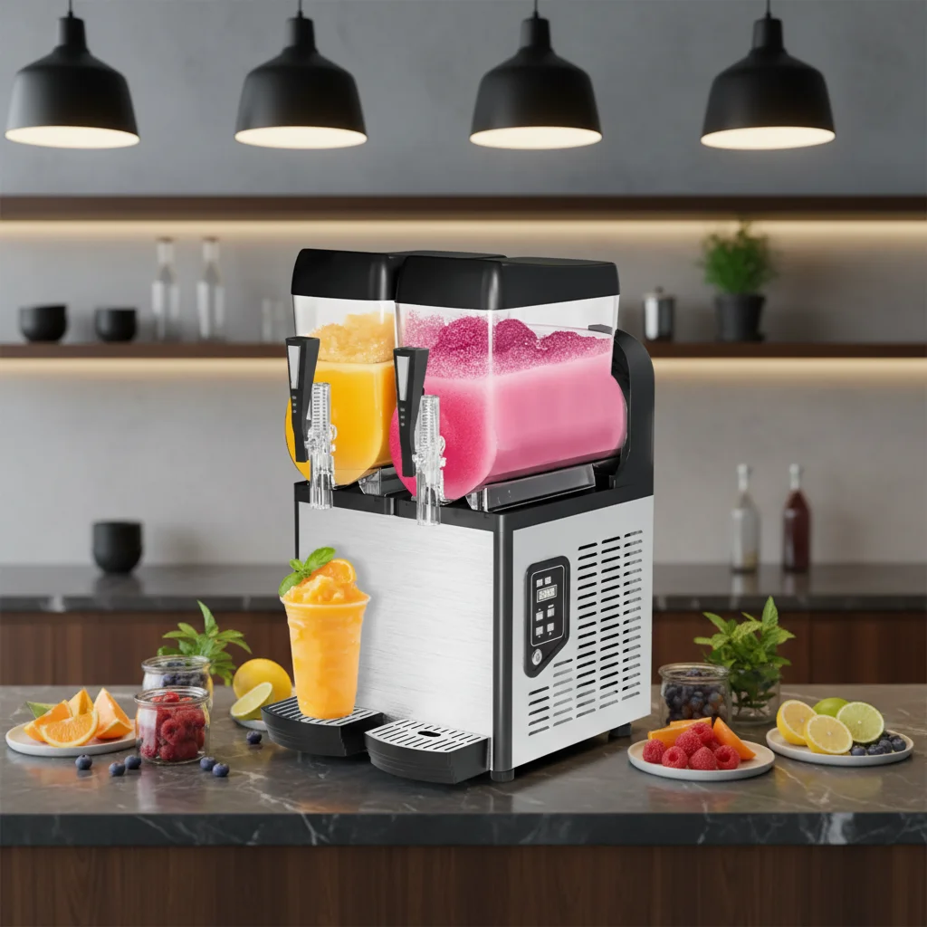 10L Electric Slush Machine High Productivity 304 Stainless Steel 220V 110V Commercial Grade for Coffee Shop Restaurant Bar
10L Electric Slush Machine High Productivity 304 Stainless Steel 220V 110V Commercial Grade for Coffee Shop Restaurant Bar
