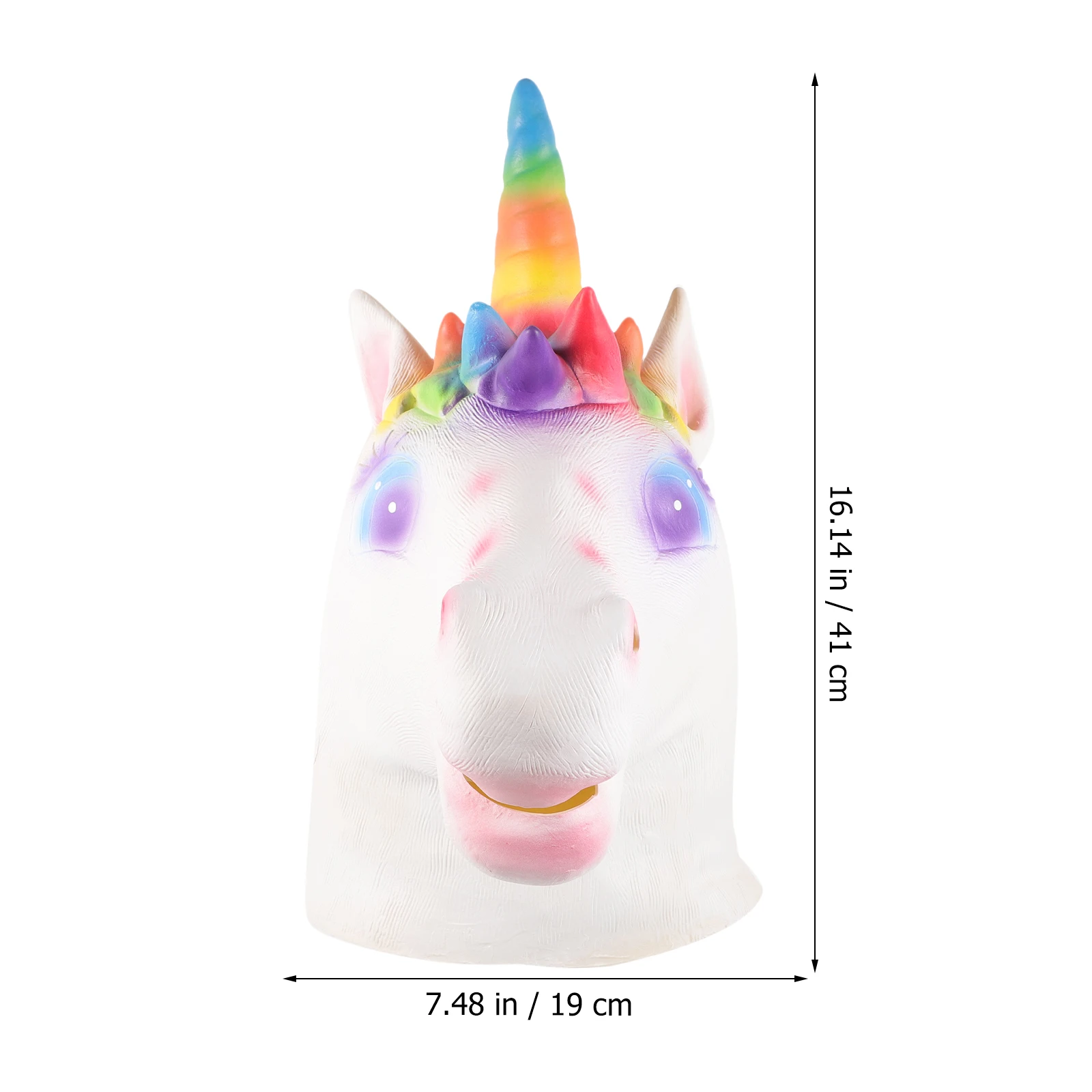 Animal Unicorn Head Mask Halloween Costumes Masks Clothing Emulsion Masquerade for Men
Animal Unicorn Head Mask Halloween Costumes Masks Clothing Emulsion Masquerade for Men