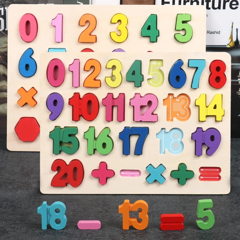 Children Wooden Puzzle Board Montessori Baby Toys ABC Alphabet Number Shape Matching Game Preschool Educational Toy for Kids 2-4
Children Wooden Puzzle Board Montessori Baby Toys ABC Alphabet Number Shape Matching Game Preschool Educational Toy for Kids 2-4