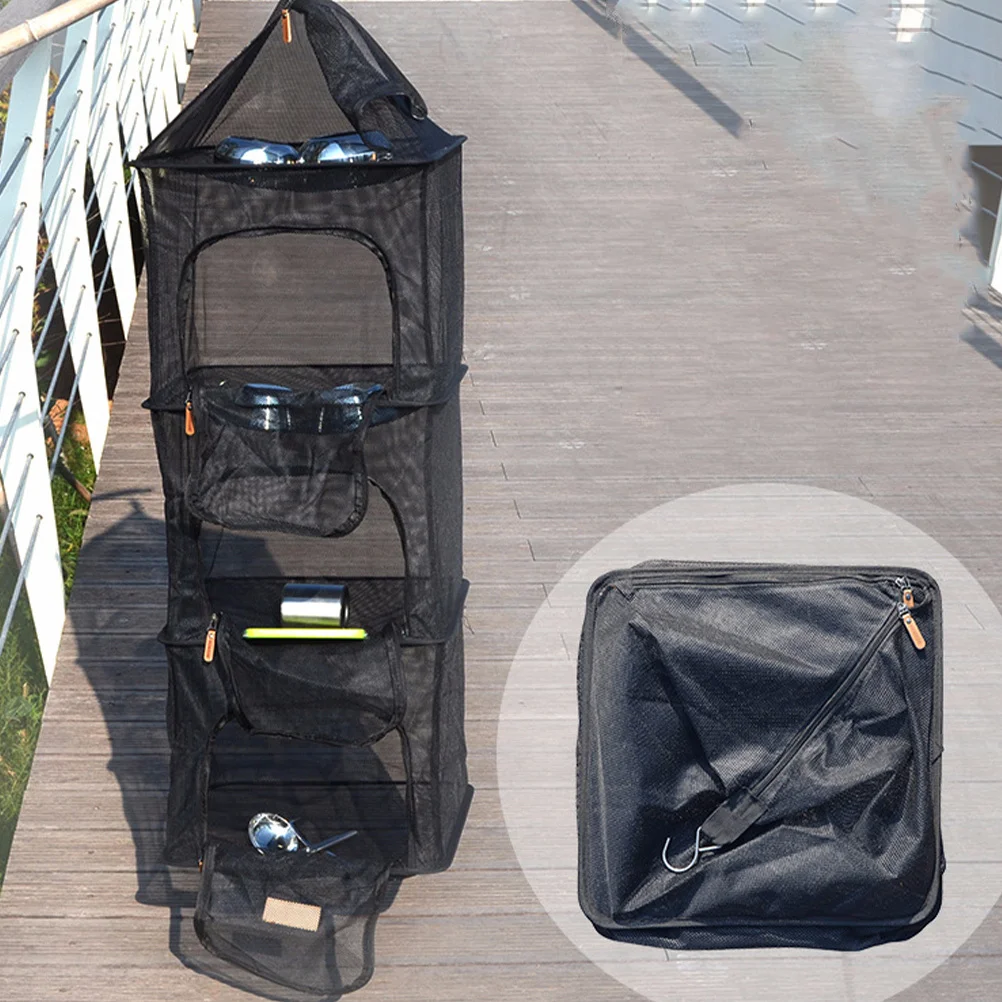 4 Layers Foldable Outdoor Drying Rack Net Breathable Mesh with Zipper for Camping Picnic Hanging Storage Multiple Use Drying Net
4 Layers Foldable Outdoor Drying Rack Net Breathable Mesh with Zipper for Camping Picnic Hanging Storage Multiple Use Drying Net