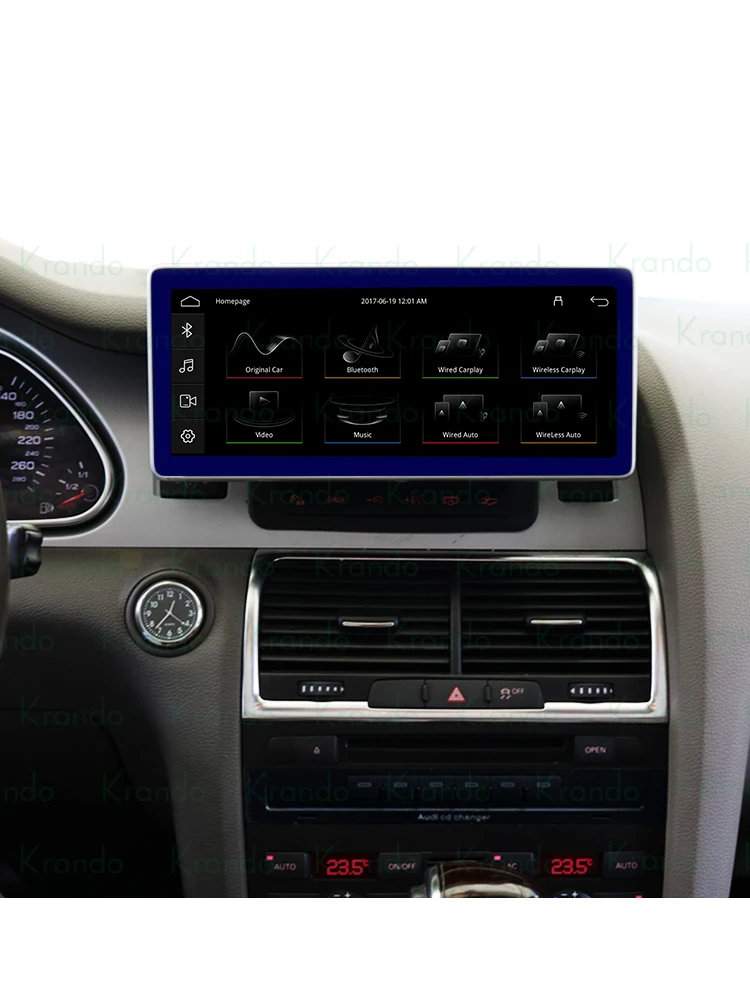 Krando 10.25 Inch DVD Android For AUDI Q7 2005-2009 Stereo Multimedia Player GPS Navigation CarPlay HD Touch Screen Head
Krando 10.25 Inch DVD Android For AUDI Q7 2005-2009 Stereo Multimedia Player GPS Navigation CarPlay HD Touch Screen Head