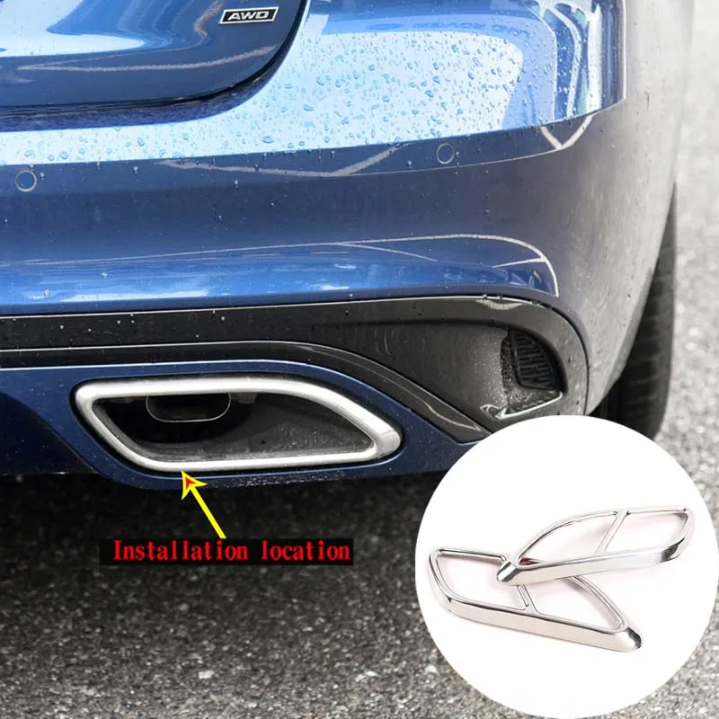For Jaguar F-PACE/XFL 2021 car styling four-out tail throat decorative frame stainless steel exterior modification accessories
For Jaguar F-PACE/XFL 2021 car styling four-out tail throat decorative frame stainless steel exterior modification accessories