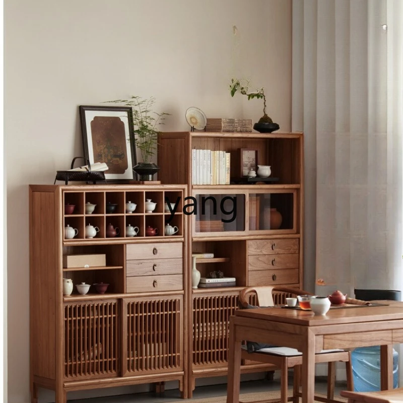 TGF balcony solid wood tea storage side cabinet new Chinese tea room tea set display storage bookcase
TGF balcony solid wood tea storage side cabinet new Chinese tea room tea set display storage bookcase