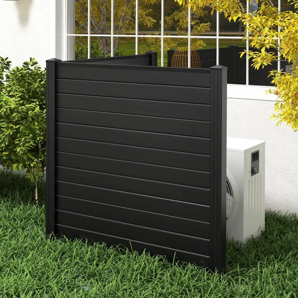 2 Panels Outdoor Privacy Screen, 48''W X 48''H Air Conditioner Fence, Trash Can Enclosure with Stakes, PP Vinyl, Customized
2 Panels Outdoor Privacy Screen, 48''W X 48''H Air Conditioner Fence, Trash Can Enclosure with Stakes, PP Vinyl, Customized