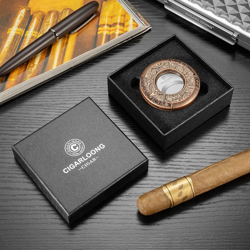 Портативная ретро-машинка для стрижки сигар из нержавеющей стали, большой диаметр, плоский нож для сигар, острая и гладкая подарочная коробка, упаковка
Портативная ретро-машинка для стрижки сигар из нержавеющей стали, большой диаметр, плоский нож для сигар, острая и гладкая подарочная коробка, упаковка