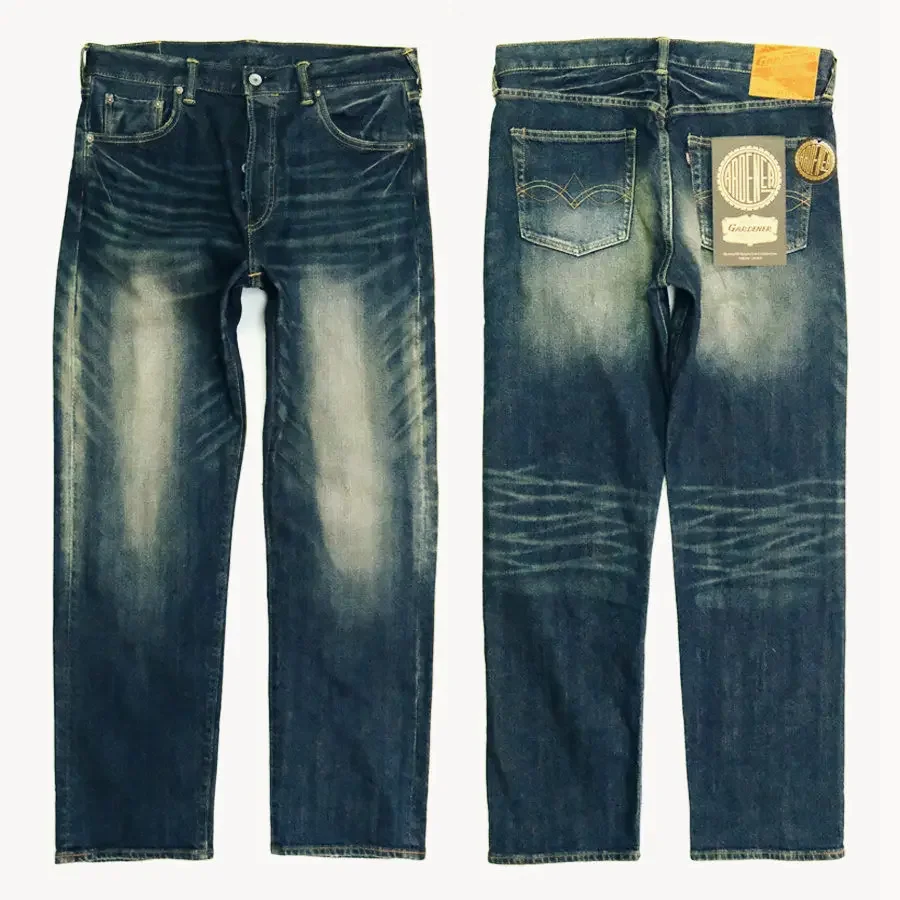 GARDENER 1954 WASHED JEANS 14oz Cattle Vintage Jeans
GARDENER 1954 WASHED JEANS 14oz Cattle Vintage Jeans