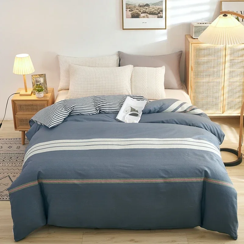 Cotton Stripe Duvet Cover White Striped Comforter Covers Modern Style Geometric Boho Bedding Set for Men Boys Teens Home Decor
Cotton Stripe Duvet Cover White Striped Comforter Covers Modern Style Geometric Boho Bedding Set for Men Boys Teens Home Decor