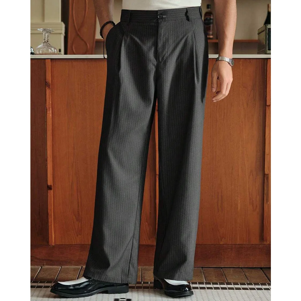 Mens Suit Dress Pants Solid Color Flat Front Straight Leg Trousers Slim Fit Fashion Comfortable Breathable Mens Pants for Formal
Mens Suit Dress Pants Solid Color Flat Front Straight Leg Trousers Slim Fit Fashion Comfortable Breathable Mens Pants for Formal