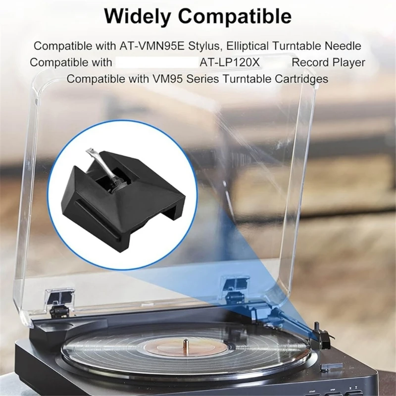 77UB Hifi Turntable Needle with Brush for ATLP120 VMN95E 95EN 95ML 95SH Turntables Durability for Long Time Use
77UB Hifi Turntable Needle with Brush for ATLP120 VMN95E 95EN 95ML 95SH Turntables Durability for Long Time Use