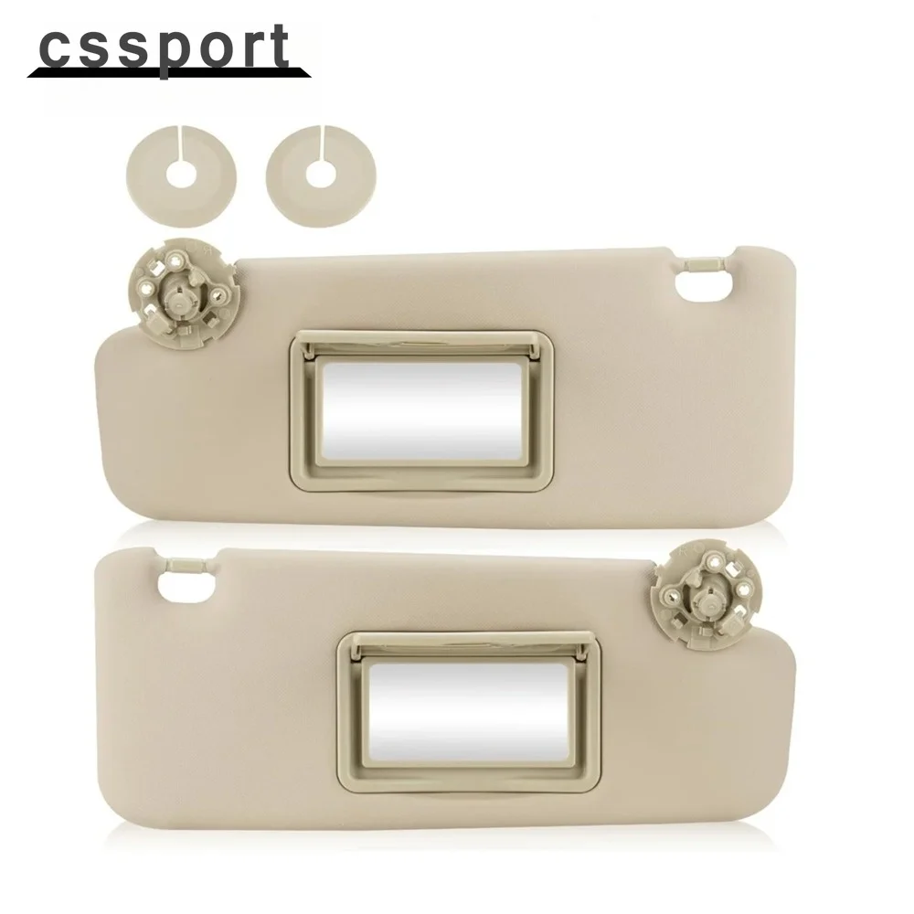 For Chevy Cruze 2017 2018 Beige Sun Visor w/ Mirror 2PCS Driver Passenger Side
For Chevy Cruze 2017 2018 Beige Sun Visor w/ Mirror 2PCS Driver Passenger Side