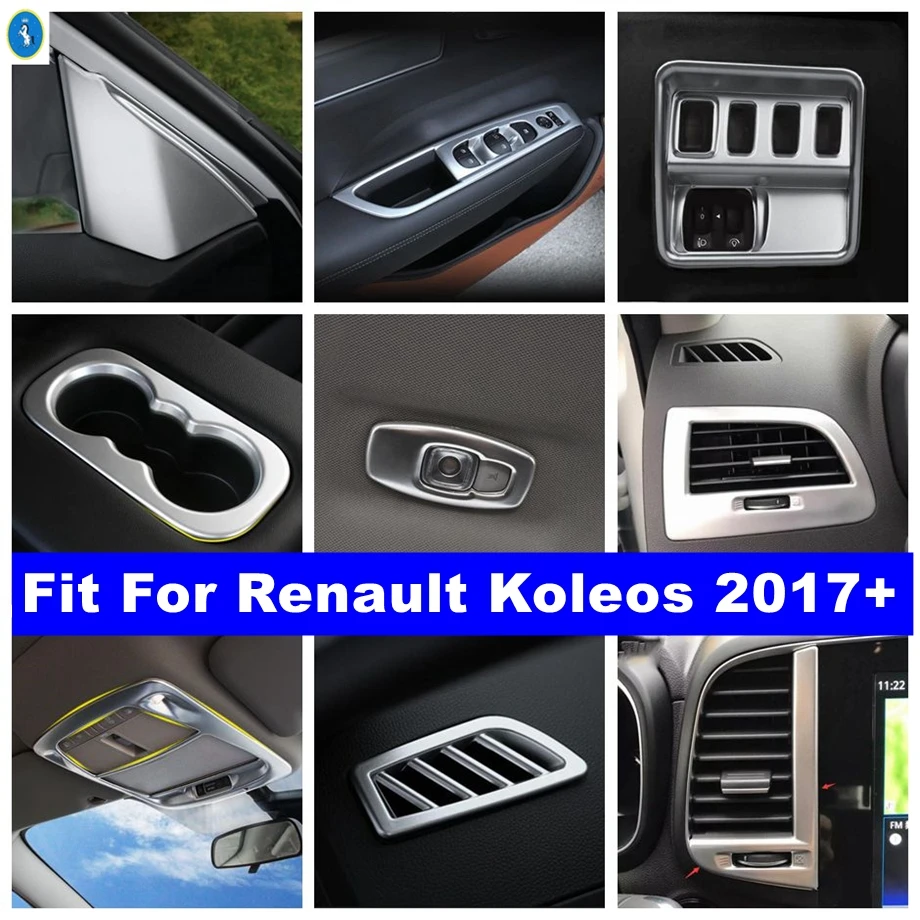 Car Matte Water Cup Holder / Window Lift Switch / Air AC Outlet Frame Accessories Cover Trim For Renault Koleos 2017 - 2022
Car Matte Water Cup Holder / Window Lift Switch / Air AC Outlet Frame Accessories Cover Trim For Renault Koleos 2017 - 2022