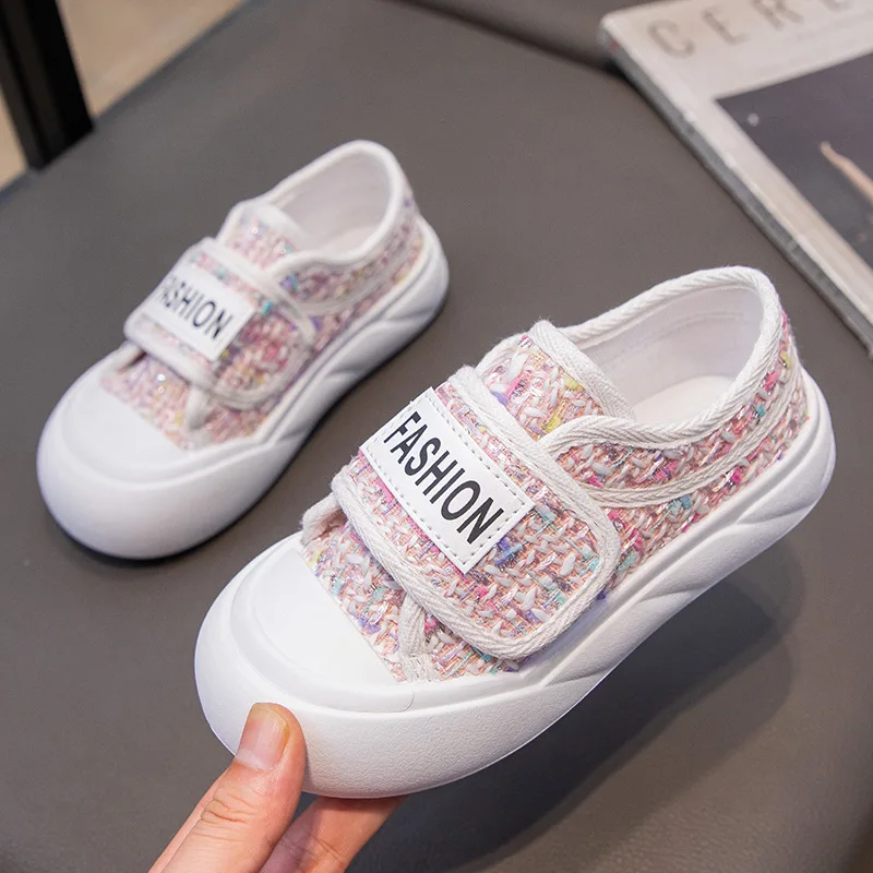 New Casual Flat Sneakers Toddler Big Hook Loop Kids Sports Shoes Girl Fashion Canvas Shoes Children Sneakers Non Slip Flat Shoes
New Casual Flat Sneakers Toddler Big Hook Loop Kids Sports Shoes Girl Fashion Canvas Shoes Children Sneakers Non Slip Flat Shoes