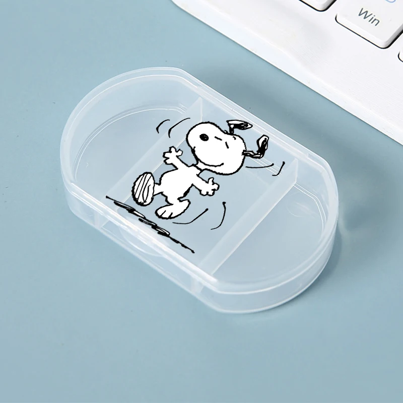 Mini Portable Snoopy 3 Grids Tablet Pill Medicine Drug Storage Case Dispenser Home Jewelry Storage Small Box Splitter Organizer
Mini Portable Snoopy 3 Grids Tablet Pill Medicine Drug Storage Case Dispenser Home Jewelry Storage Small Box Splitter Organizer