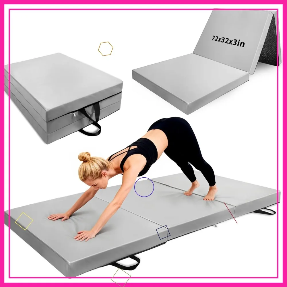 3 Inch Thick Yoga Mat 72x32in Extra Thick Non-Slip Exercise Mat for Pilates, Fitness, Gym
3 Inch Thick Yoga Mat 72x32in Extra Thick Non-Slip Exercise Mat for Pilates, Fitness, Gym