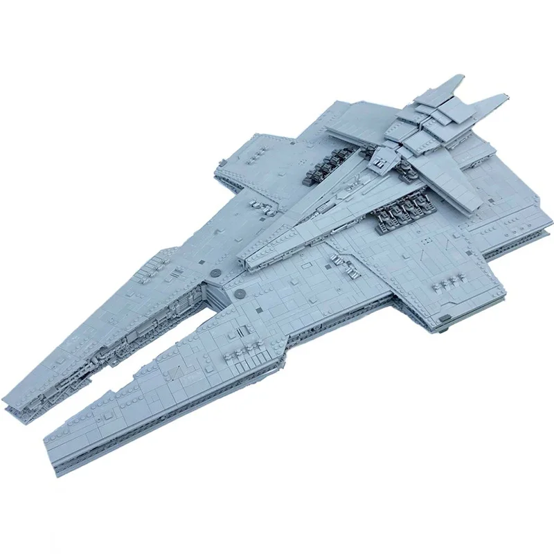 NEW 6392PCS star battle Movie UCS Harrower-Class Dreadnought space fighter model DIY creative ideas ChildToy AssemblyPuzzle Gift
NEW 6392PCS star battle Movie UCS Harrower-Class Dreadnought space fighter model DIY creative ideas ChildToy AssemblyPuzzle Gift