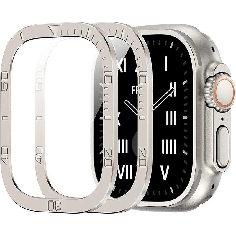 Закаленное стекло для Apple Watch Ultra 2, защита экрана 49 мм, металлическая рамка против царапин, аксессуары для IWatch Series Ultra 49 мм
Закаленное стекло для Apple Watch Ultra 2, защита экрана 49 мм, металлическая рамка против царапин, аксессуары для IWatch Series Ultra 49 мм