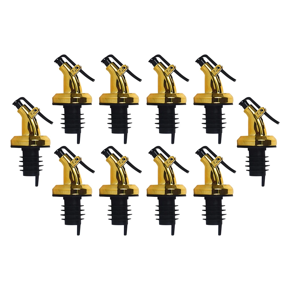 10pcs Oil Bottle Nozzle Pourer Spout Pressure Dispenser Vinegar Olive Coffee Syrup Sealing Spiral Practical Kitchen
10pcs Oil Bottle Nozzle Pourer Spout Pressure Dispenser Vinegar Olive Coffee Syrup Sealing Spiral Practical Kitchen