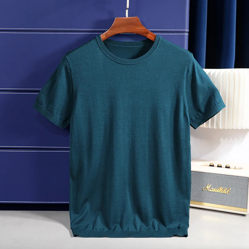 Light Luxury Summer Mulberry Silk Casual Men's Lyocell Business Solid Color Fashion Round Neck Short-sleeved T-shirt M-4XL
Light Luxury Summer Mulberry Silk Casual Men's Lyocell Business Solid Color Fashion Round Neck Short-sleeved T-shirt M-4XL