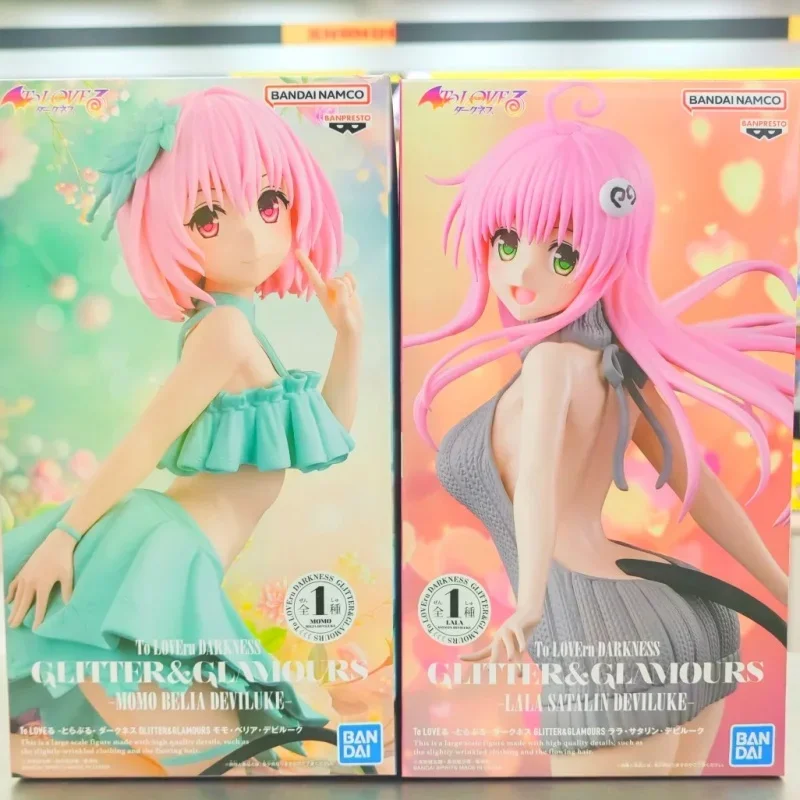 Bandai Original Anime Glitter&Glamours To Love-Ru Darkness Momo Belia Deviluke Lala Satalin Figure Action Figurine Pvc Toys Gift
Bandai Original Anime Glitter&Glamours To Love-Ru Darkness Momo Belia Deviluke Lala Satalin Figure Action Figurine Pvc Toys Gift
