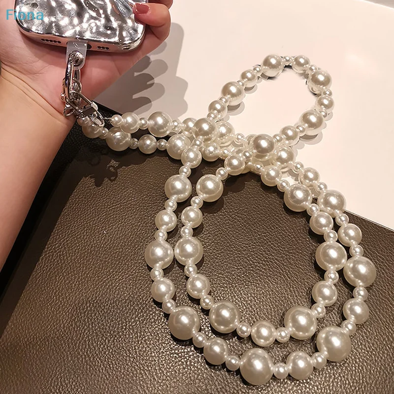✔Multi-Size Pearl Phone Chain,Double-Layer Pearl Beaded Strap,Detachable Phone Lanyard with Gold-Tone Clasp
✔Multi-Size Pearl Phone Chain,Double-Layer Pearl Beaded Strap,Detachable Phone Lanyard with Gold-Tone Clasp