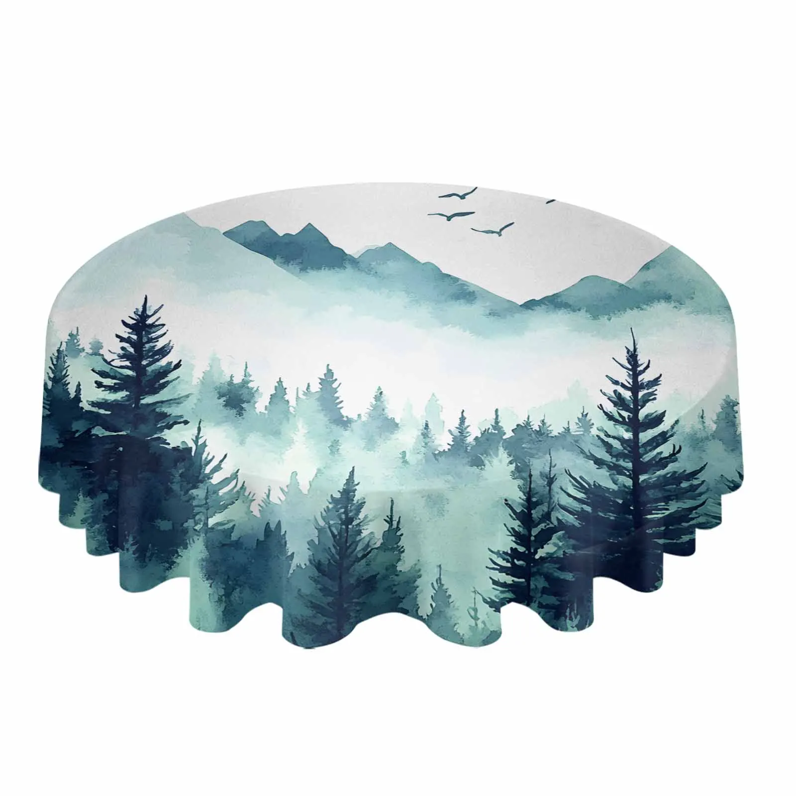 Retro Mysterious Misty Forest Mountains Waterproof Tablecloth Wedding Holiday Table Cloth Kitchen Dining Table Cover Picnic Mat
Retro Mysterious Misty Forest Mountains Waterproof Tablecloth Wedding Holiday Table Cloth Kitchen Dining Table Cover Picnic Mat