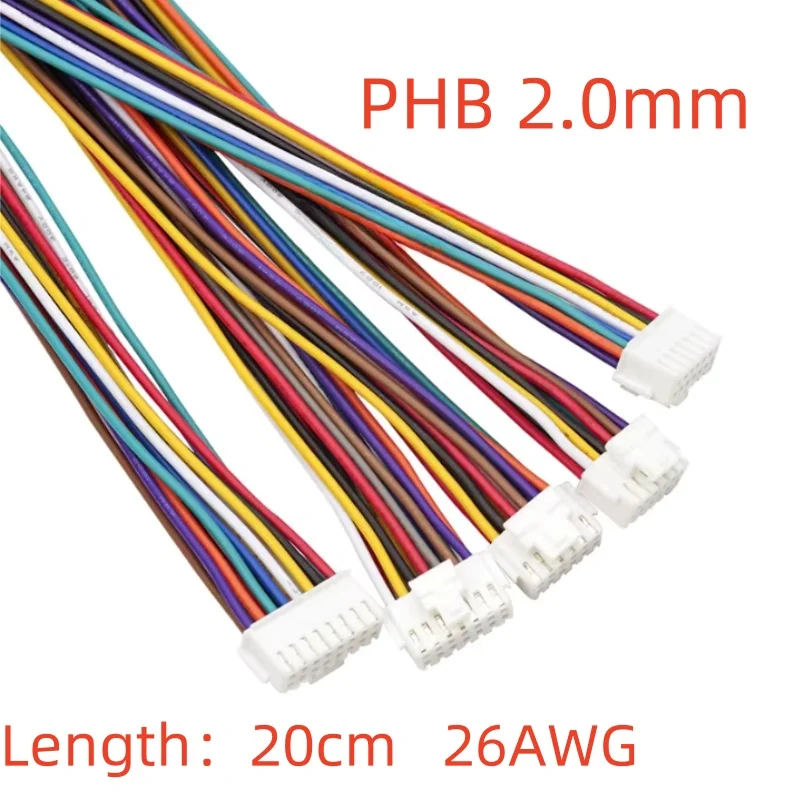5Pcs PHB2.0 PHB 2.0MM Wire Cable Connector 2x2/3/4/5/6/7/8/ Pin Pitch Female Plug Socket 20cm Length 26 AWG
5Pcs PHB2.0 PHB 2.0MM Wire Cable Connector 2x2/3/4/5/6/7/8/ Pin Pitch Female Plug Socket 20cm Length 26 AWG