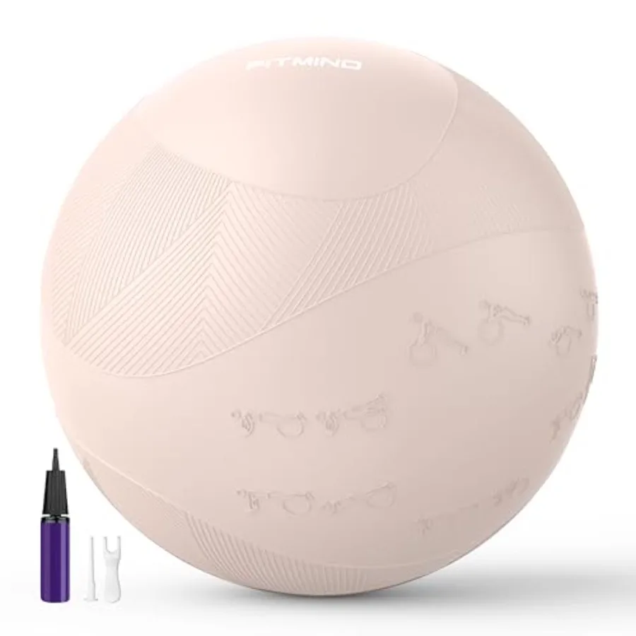 Extra Thick Yoga Ball with Training Instruction, Anti-Burst Slip Resistant Exercise Ball with Pump for Pilates, Physical Therap
Extra Thick Yoga Ball with Training Instruction, Anti-Burst Slip Resistant Exercise Ball with Pump for Pilates, Physical Therap