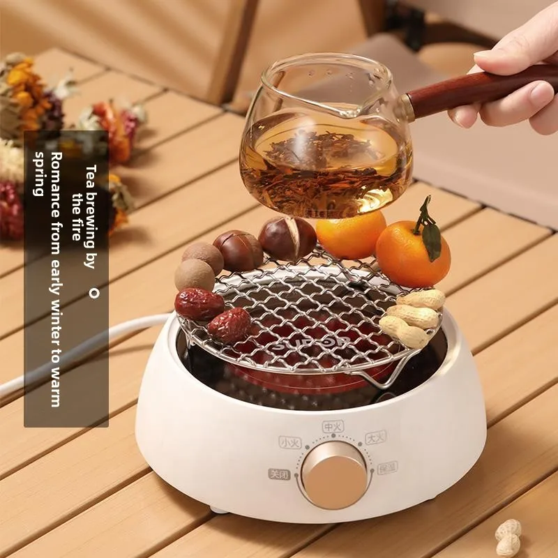 Stainless Steel Tri-legged BBQ Grill Net Black Crystal Stove Reusable round Cooking Net Tea Making Tool Outdoor Cooking Gear
Stainless Steel Tri-legged BBQ Grill Net Black Crystal Stove Reusable round Cooking Net Tea Making Tool Outdoor Cooking Gear