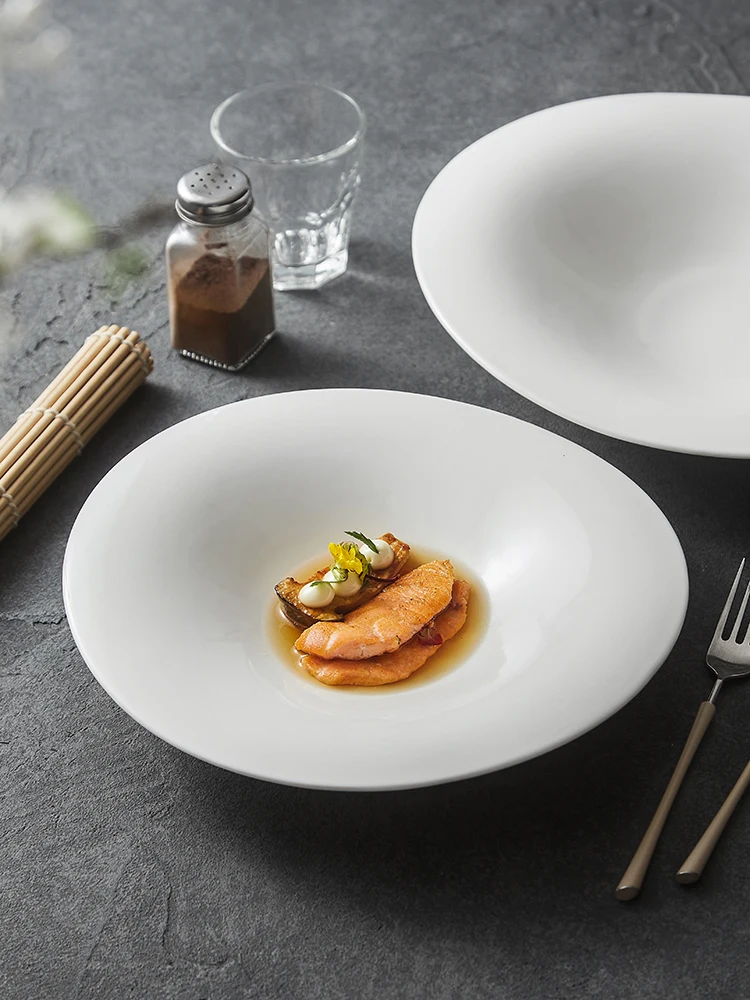 Creative Nordic Sle High End Dinner Plate Restaurant Pasta Salad Cerc Di Deep Bowl aped Irregular Single Piece
Creative Nordic Sle High End Dinner Plate Restaurant Pasta Salad Cerc Di Deep Bowl aped Irregular Single Piece