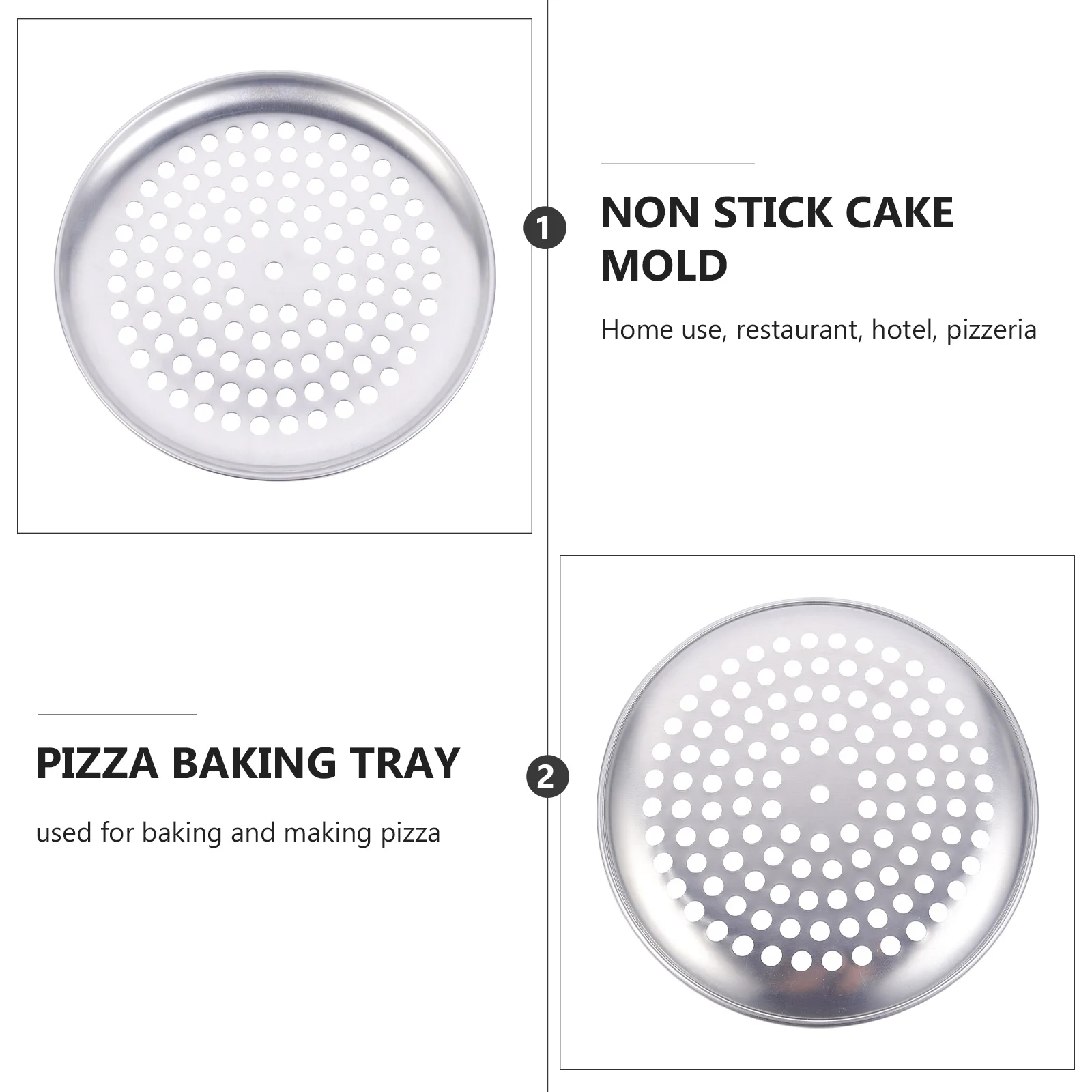 1pc Alloy Non-Stick Pizza Baking Pan Round With Holes Easy Release Baking Tray Oven Bakeware Tool Kitchen Barware
1pc Alloy Non-Stick Pizza Baking Pan Round With Holes Easy Release Baking Tray Oven Bakeware Tool Kitchen Barware