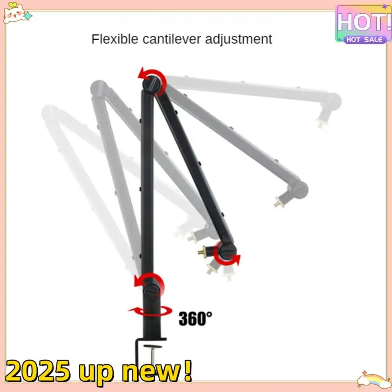 Classy-Springless Aluminum Cantilever Bracket Scissor Arm Microphone Stand Aluminum Alloy For Recording, Regular Style
Classy-Springless Aluminum Cantilever Bracket Scissor Arm Microphone Stand Aluminum Alloy For Recording, Regular Style