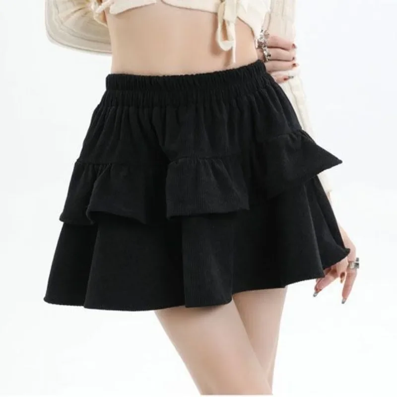 2025 New Y2K Corduroy Women Mini Skirts Korean Sweet Kawaii High Waist A Line Skirts Patchwork Folds Ruffles Woman Ball Gown
2025 New Y2K Corduroy Women Mini Skirts Korean Sweet Kawaii High Waist A Line Skirts Patchwork Folds Ruffles Woman Ball Gown