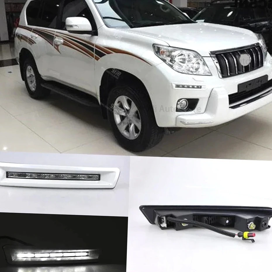 Car LED DRL Daytime Running Light For Toyota Prado FJ150 LC150 Land Cruiser 2700/4000 2010 2011 2012 2013 Fog Lamp Foglight
Car LED DRL Daytime Running Light For Toyota Prado FJ150 LC150 Land Cruiser 2700/4000 2010 2011 2012 2013 Fog Lamp Foglight